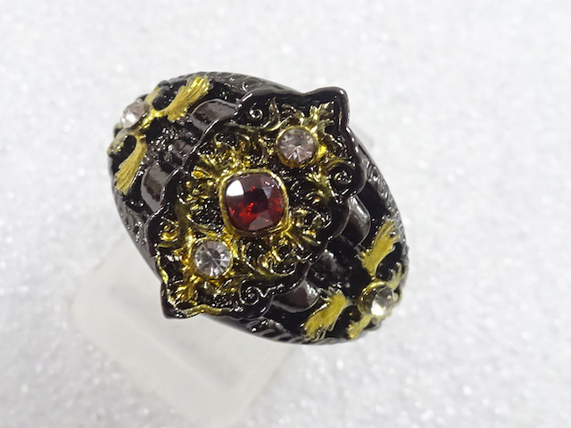 COLORED STONE FASHION RING / JP SIZE 21